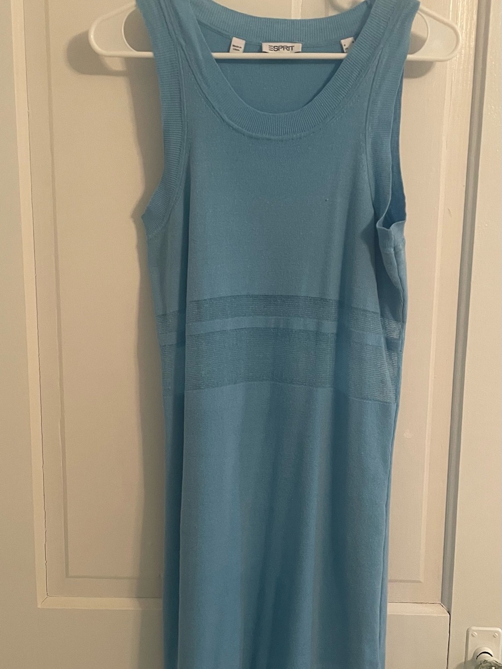Esprit Sky Blue Knit Tank Top